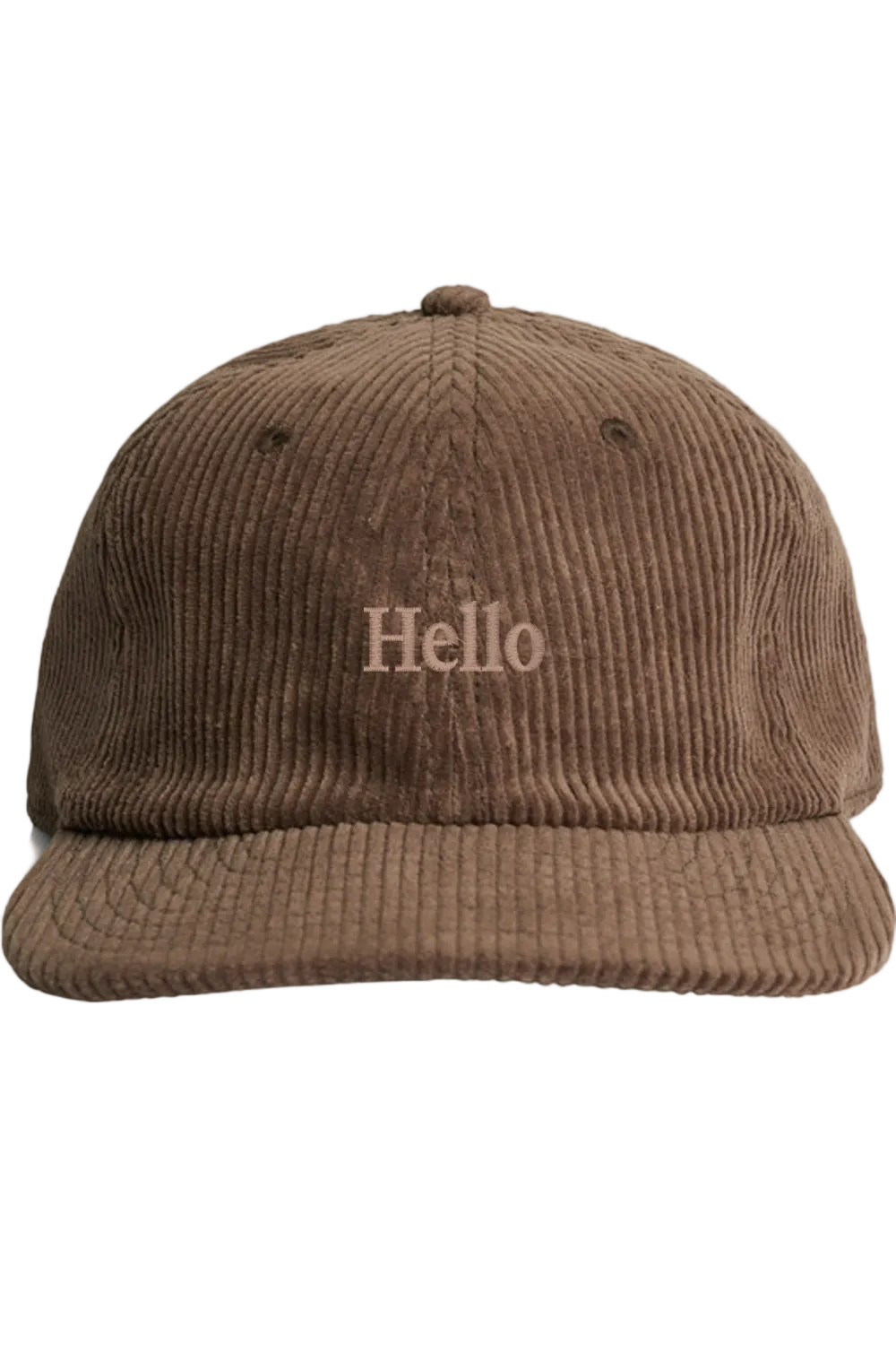 "Hello" Cord Cap